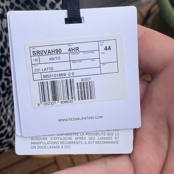 RED VALENTINEO Silk Dress Size 44 - Picture 7 of 9